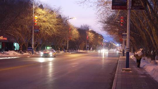 新疆独山子区街景