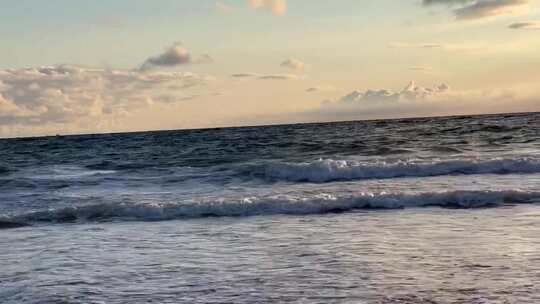 大海 海滩唯美 海边 海水浪潮