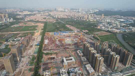 广州恒大建设中的足球场