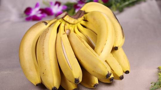 水果香蕉热带甜蕉芭蕉