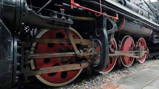 老式火车头蒸汽机车