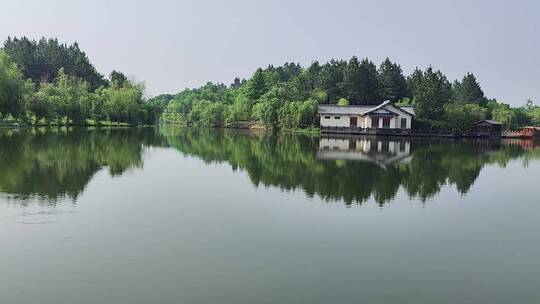 公园古建风景