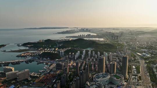 青岛西海岸新区城市空镜航拍