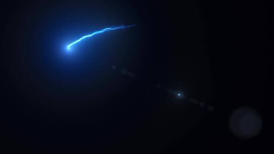 4k蓝色发光粒子拖尾舞动动画素材 (14)