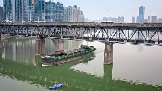 湖南省衡阳市城市风光航拍视频