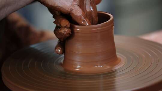 彩陶制作 彩陶 彩陶工艺 陶器 陶器加工