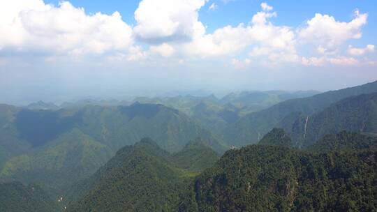 湖南小张家界莽山森林公园五指峰景区4k