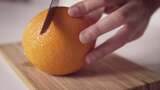 切开橘子高清在线视频素材下载