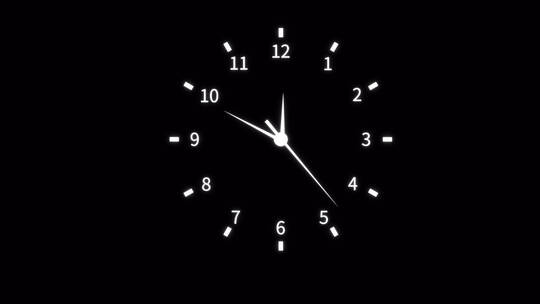 表时钟钟表转动时间时间流逝指A时钟01