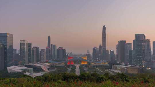 深圳莲花山夜景