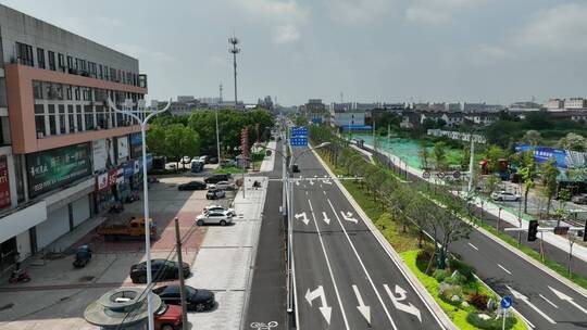 扬州城市发展曙光路「航拍分镜5」20220727