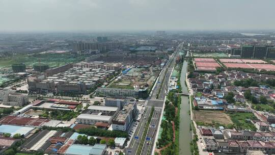 扬州在建杭集中心「航拍分镜1」20220727