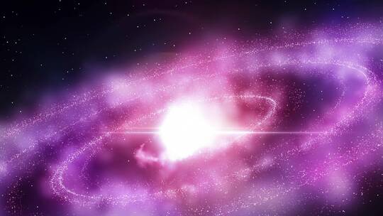 太空中螺旋的银河系