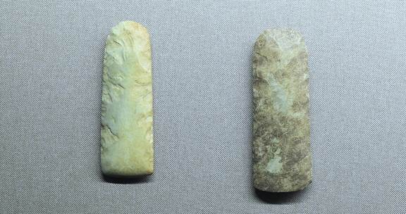 4k拍摄红山文化博物馆石斧距今6500-5000年