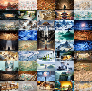 国风数字艺术创作东方美学文脉意境赛博国风高清在线视频素材下载