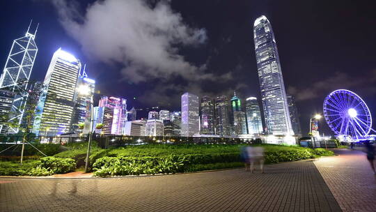 香港城市夜景延时
