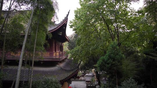 杭州千年古刹灵隐寺古建筑