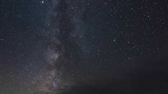 扎尕那山峰星空延时