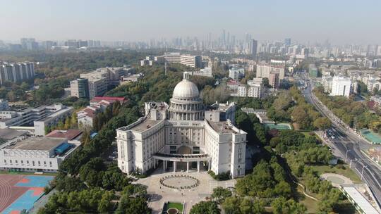 航拍南京城市宣传片地标建筑