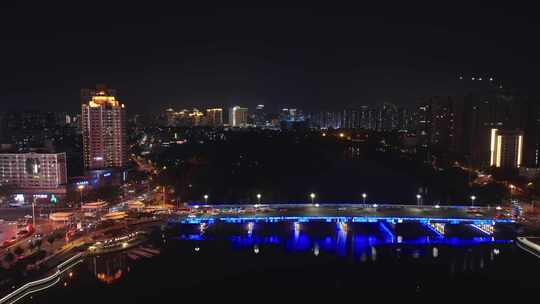 三亚情人颂商业街 金润广场 夜景