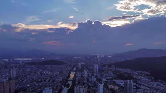 浙江瑞安延时风光