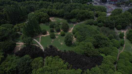 镇江北固山公园甘露寺航拍