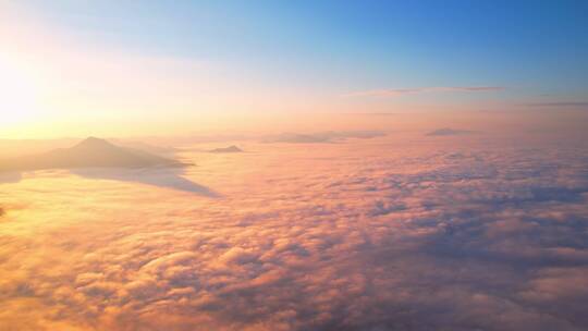 4K天空云海太阳转场空镜日出日落夕阳