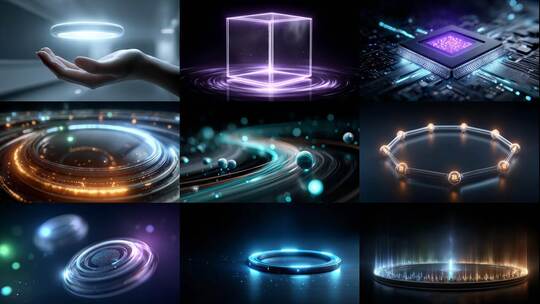区块链数字货币未来科技高清在线视频素材下载