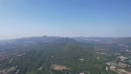 祖国大好河山山东青州云门山5A景区航拍