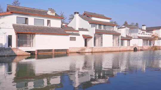 杭州湘湖水街湘湖越界建筑风景