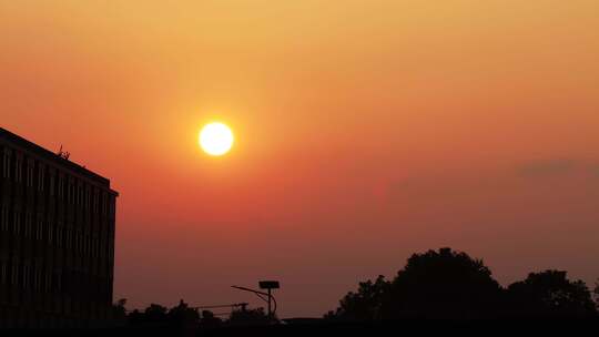 夕阳 晚霞 天空 治愈系 黄昏 唯美