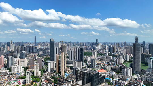 4K武汉城市地标汉口大景宣传片视频素材模板下载