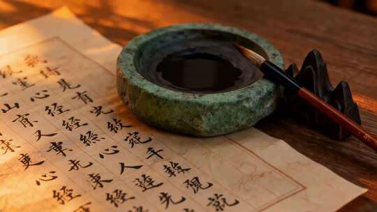 毛笔书法创作素材