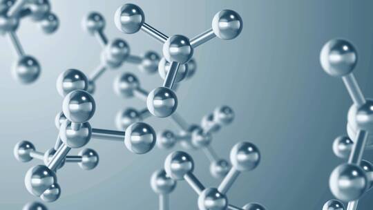 实验室分子结构无序悬浮科学医学背景