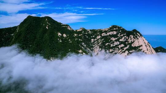 宣传片大气震撼陕西西岳华山延时摄影