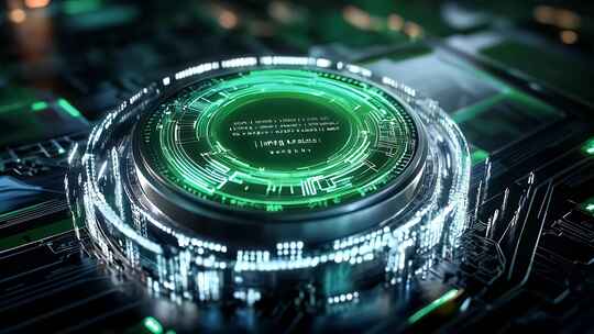 4k高清人工智能智能机器人智能芯片未来科技