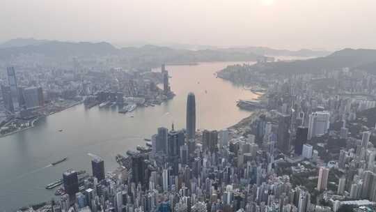 香港唯美城市航拍4K