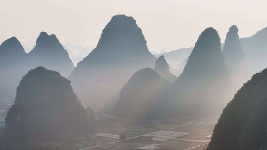 山水山峰山脉意境风景