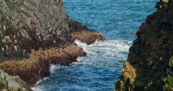 海洋，海浪，岩石，冰岛