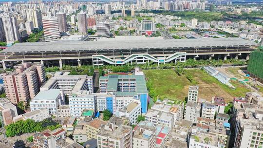 海南海口城市航拍