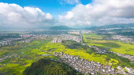 腾冲城市航拍