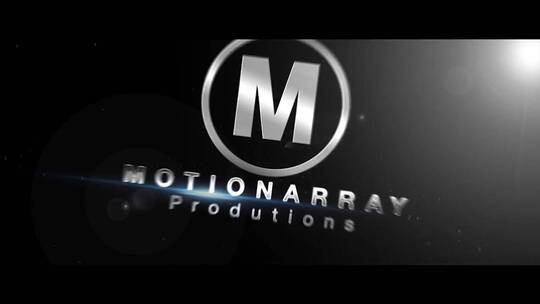 银色光感LOGO开场AE模板