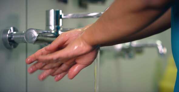 洗手 清洁 水龙头