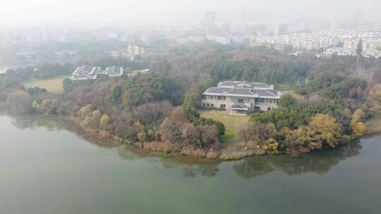 合肥翡翠湖城市实景航拍