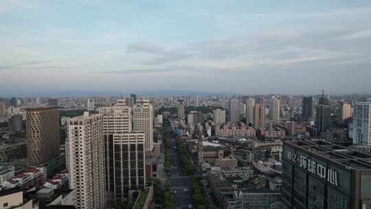 浙江宁波城市建设航拍