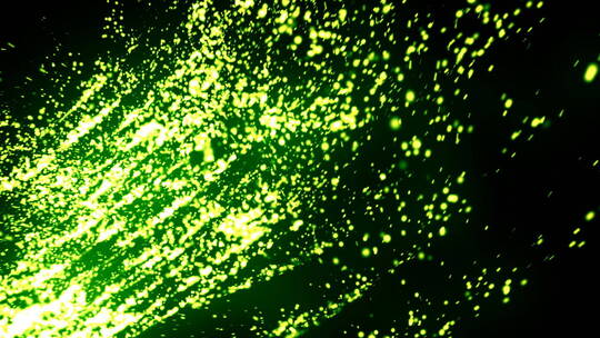 荧光黄绿旋转光斑粒子