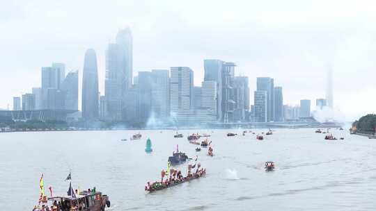 中国广东省广州市珠江端午招景