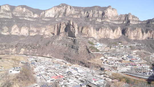 山村俯瞰全景