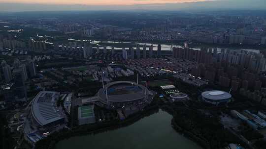 4K洛阳大气城市航拍