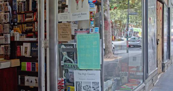 澳大利亚墨尔本街道街景书店